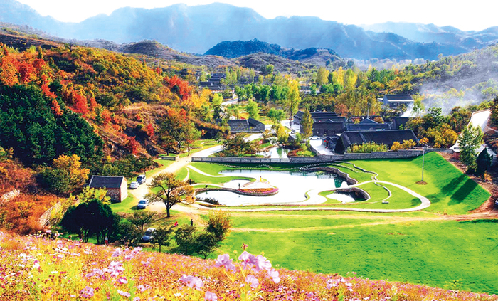 位于天津市蓟州区下营镇的旅游村——郭家沟村 张静宇摄