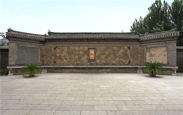 　　张氏帅府“鸿禧”影壁