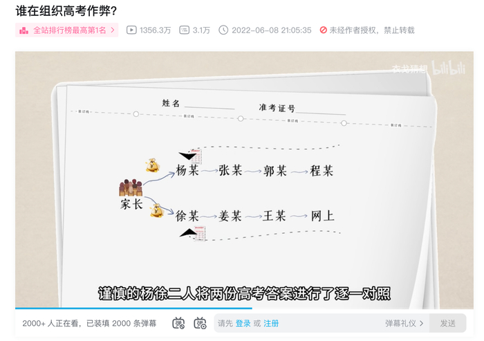 《谁在组织高考作弊》视频截图