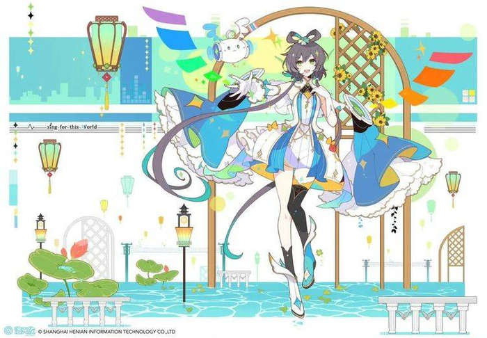 洛天依。图片来源：洛天依官方微博