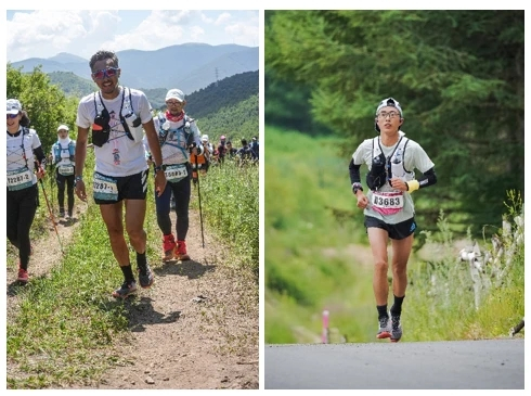 　　摄于比赛中选手穿着AGRAVIC越野跑系列以及Speed Ultra