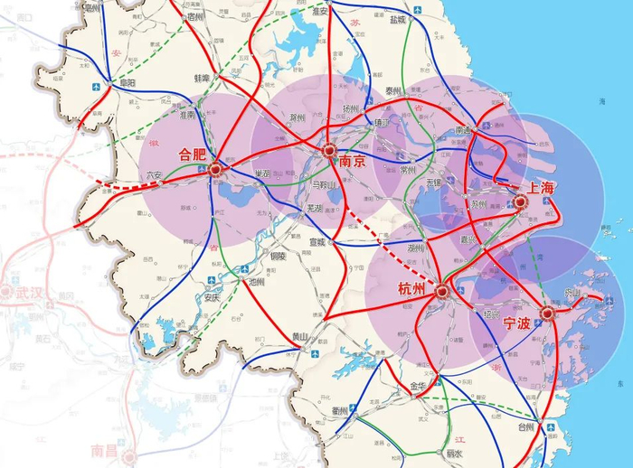 图片来源：《长江三角洲地区交通运输更高质量一体化发展规划》