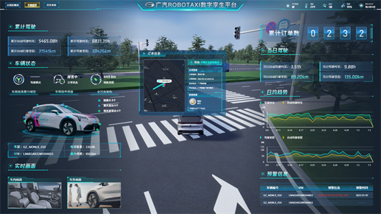 　　图为RoBoTaxi数智运营服务平台