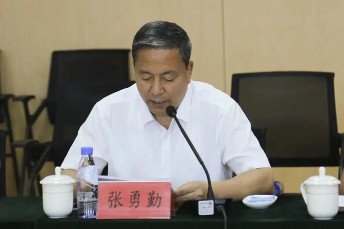 ▲ 天津市宁河区人大常委会主任张勇勤致辞