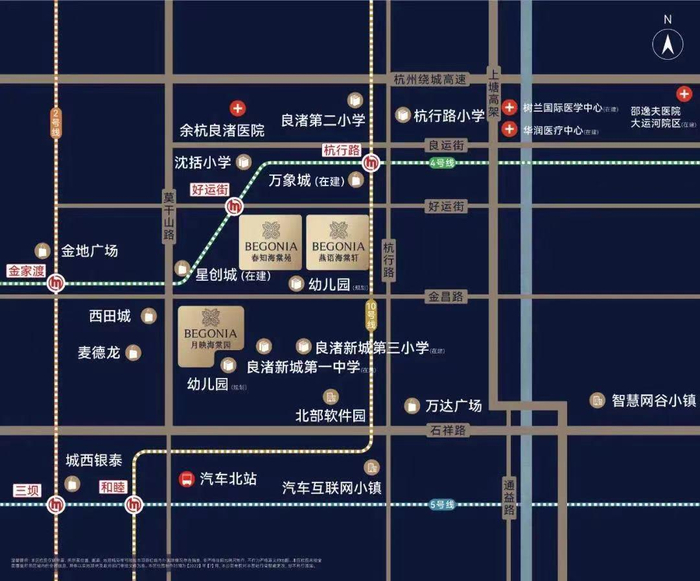 “海棠三子”区位示意图