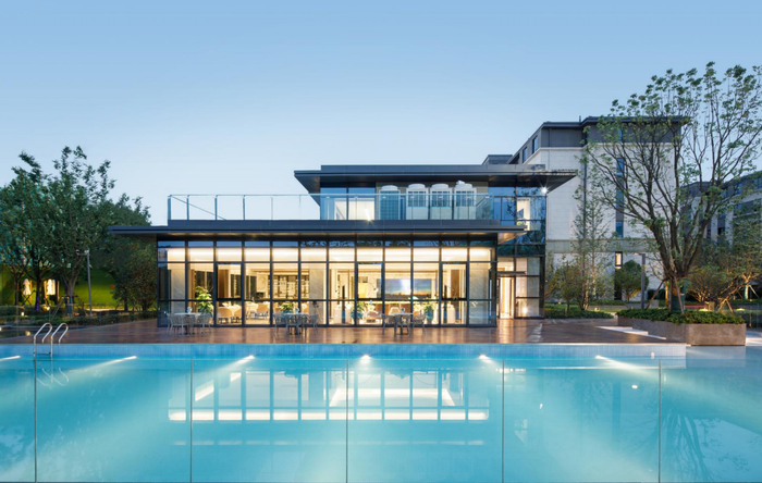 　　仁恒海和院示范区实景图