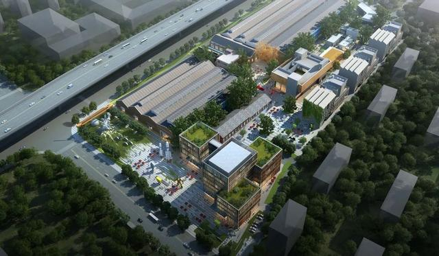 园区鸟瞰效果图