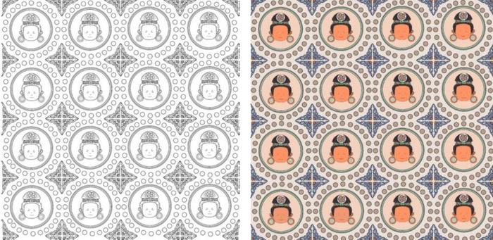 　　团队以民族纹样为载体设计的文创产品