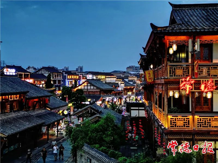 常德大小河街。姜坤山 摄