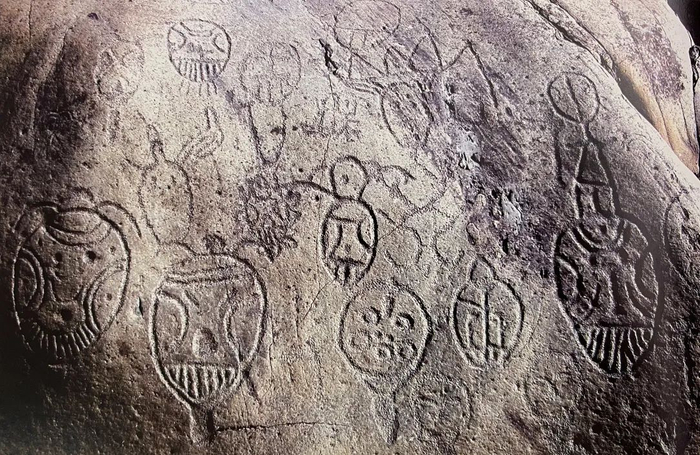 　　▲岩画（图片来源于《宁夏岩画》）