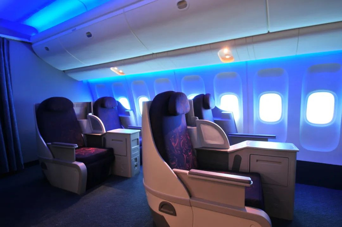 ▲位于北京韩美林艺术馆的国航模拟舱