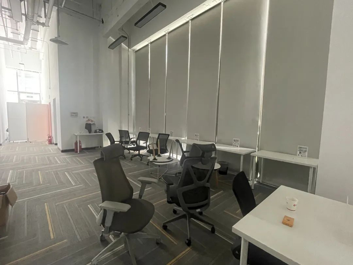 每日优鲜北京办公楼一楼区域 图片来源：每经记者 王紫薇 摄