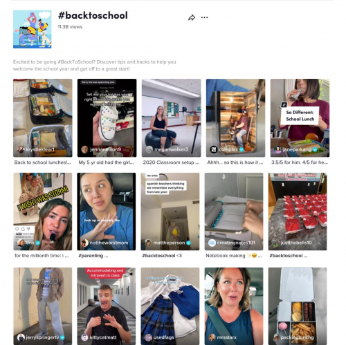 　　#backtoschool话题下人们热衷分享返校心情和购物感受