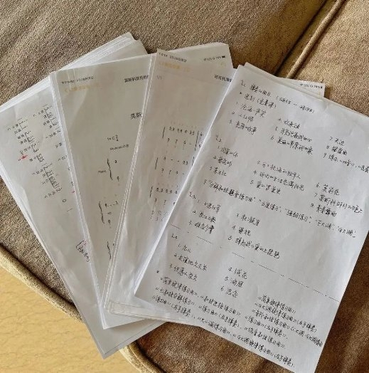 　　刘姨厚厚的笔记