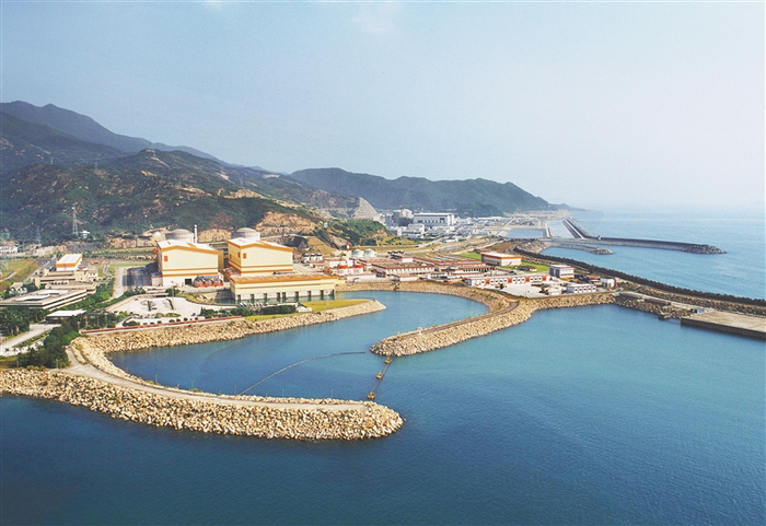     大亚湾核电基地俯瞰。  深圳特区报首席记者 杨少昆 摄