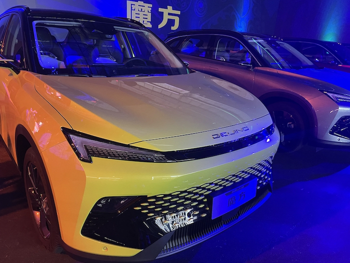 北京汽车魔方 图片来源：时代财经摄