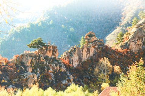 沐浴在晨光中的葫芦峪。   李国志 摄