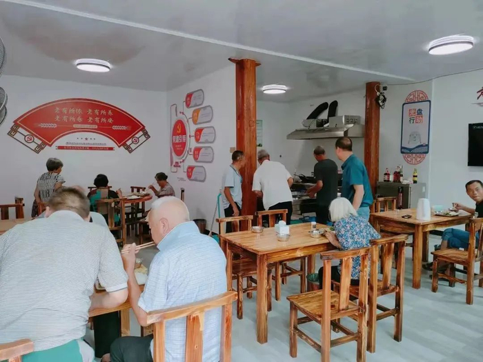 孝老食堂。古田发布 供图