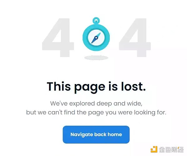 现在 Geometric birds 在 OpenSea 上的页面已经显示 404