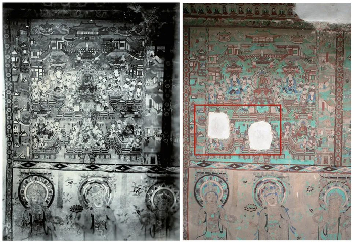 154窟 主室北壁（中唐）