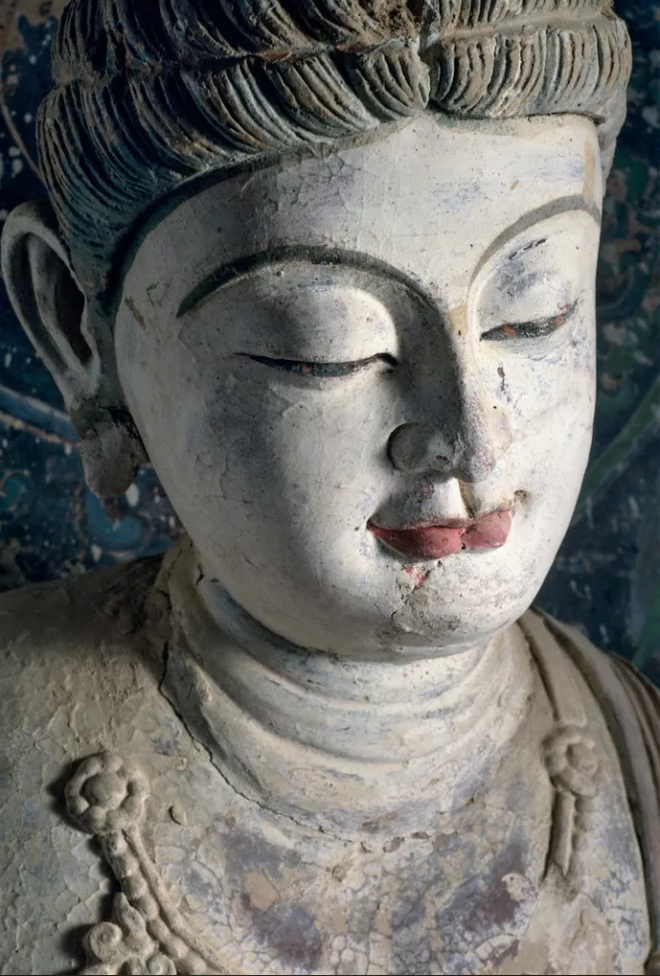 敦煌莫高窟第45窟唐代塑像。图 | 《世纪敦煌》