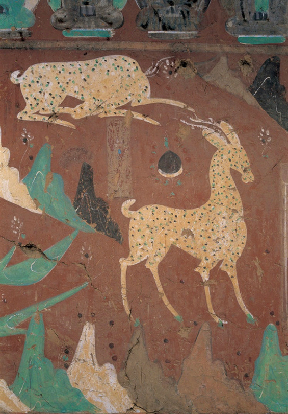 敦煌莫高窟第 257 窟，九色鹿。图 | 《世纪敦煌》