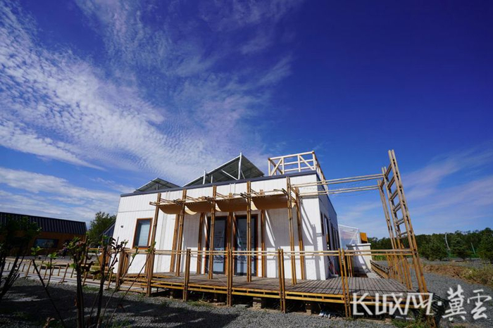 独特的建筑。长城网·冀云客户端记者 郑世繁 摄