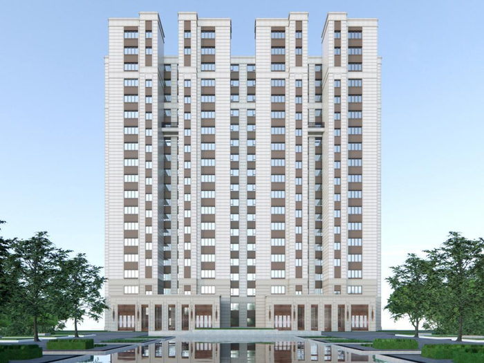 　　高层效果图