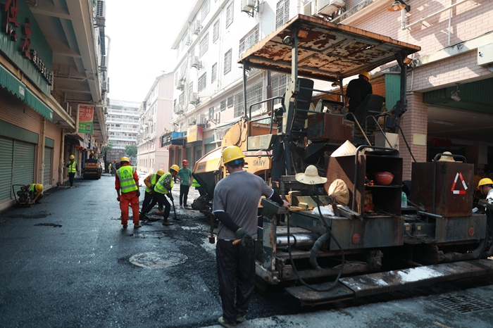 江景花园施工现场
