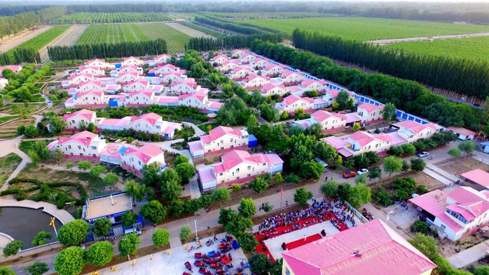 俯瞰兵团第十四师四十七团二连。刘秋月摄