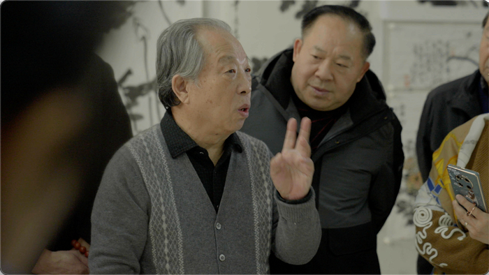 △著名画家郭石夫在荣宝斋画院授课