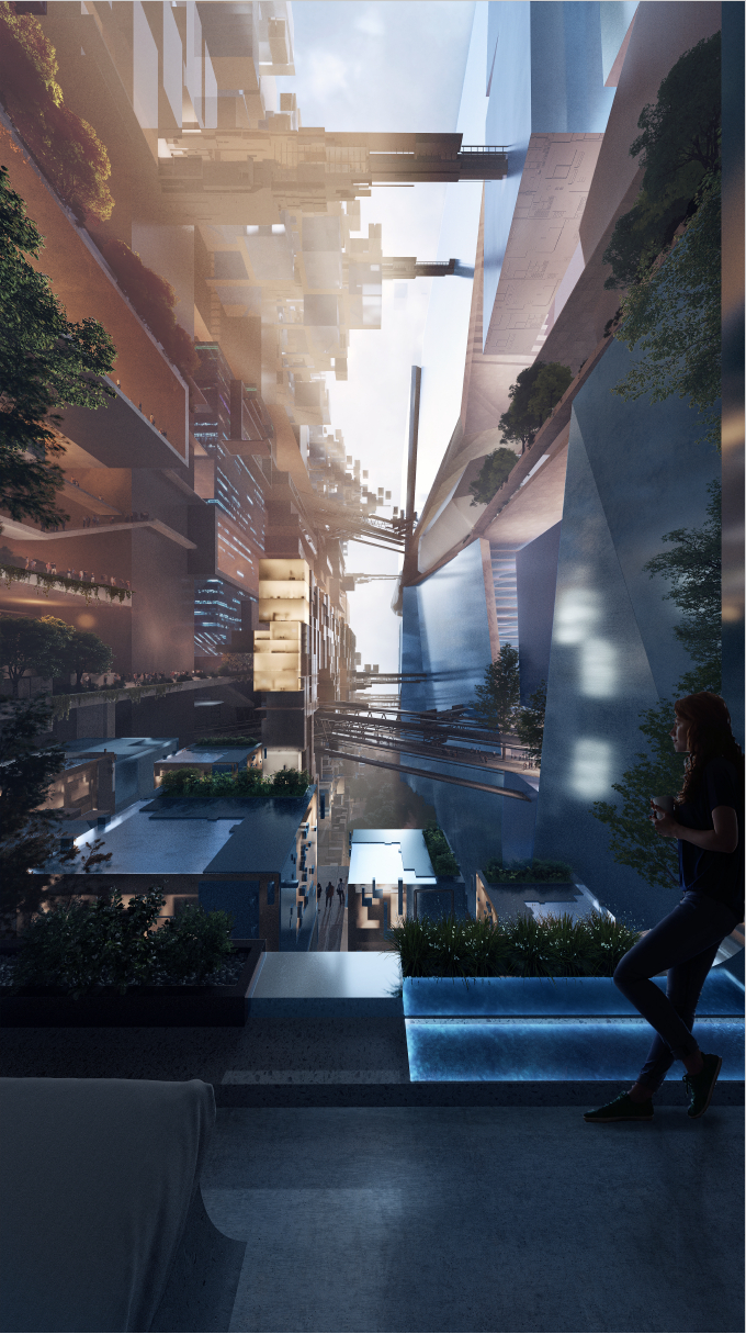 “线”视觉效果图。受访者供图