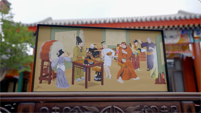 △《潮人YEAH宴图》局部