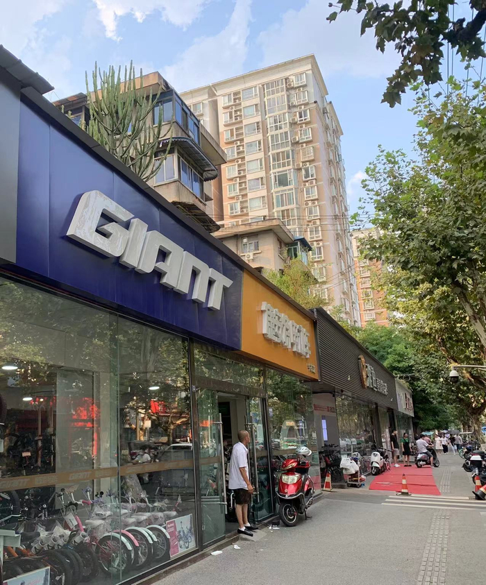 　捷安特门店 图片来源：每经记者 刘雪梅 摄