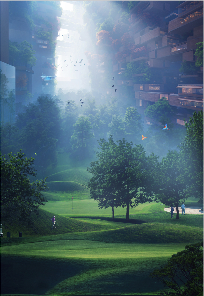 “线”视觉效果图。受访者供图