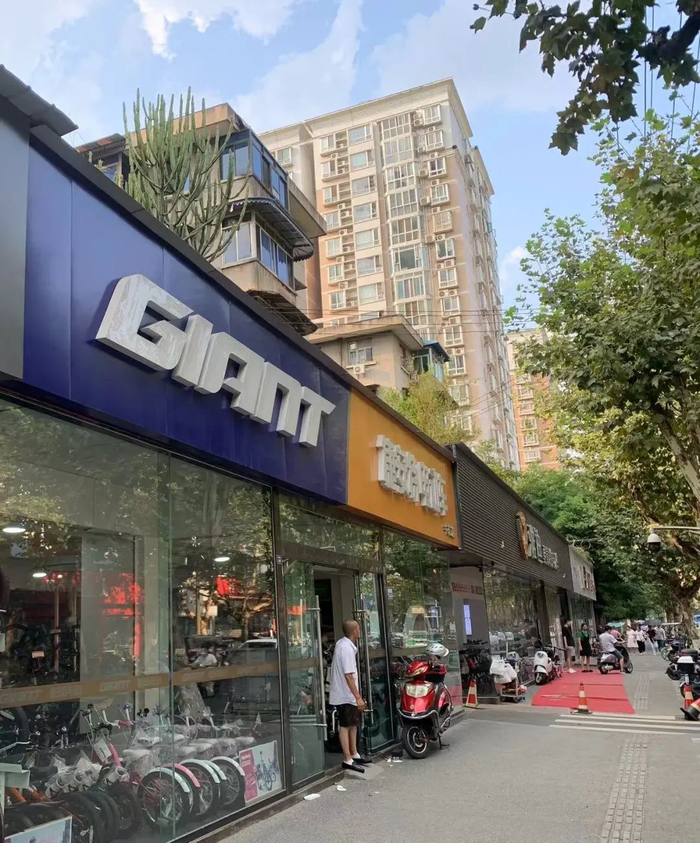 捷安特门店 图片来源：每经记者 刘雪梅 摄