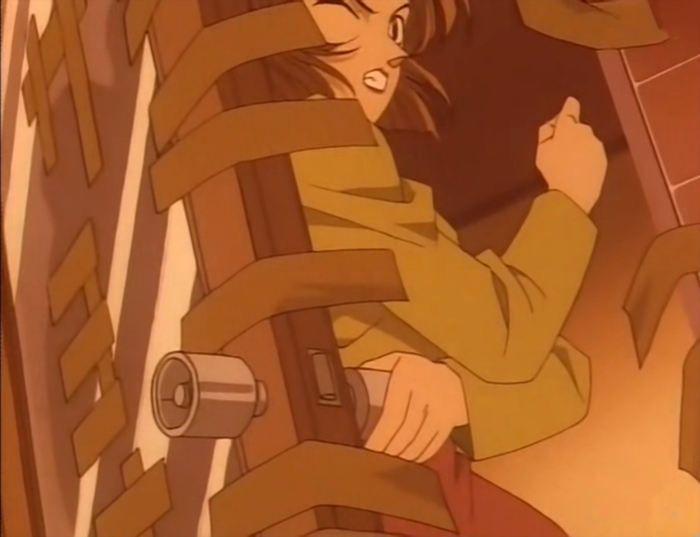 ▲《浴室密室事件》——柯南第128集