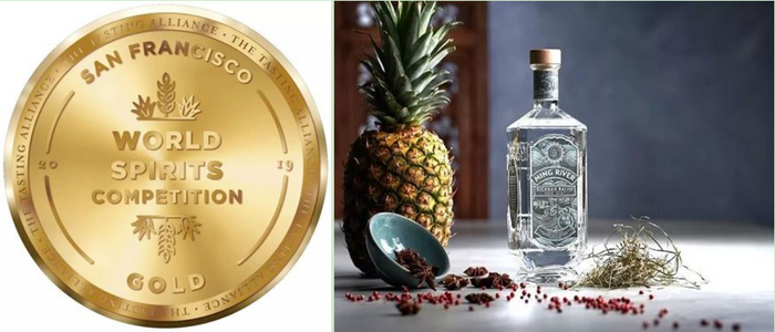 泸州老窖面向欧美市场开发的海外品牌明江四川白酒荣获旧金山烈酒比赛金奖