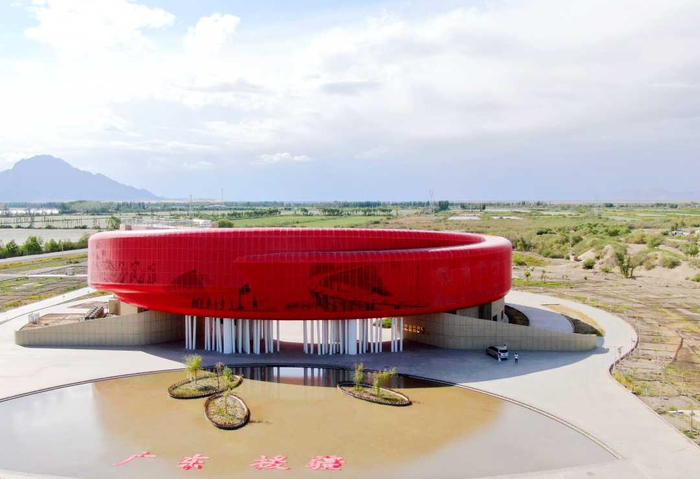 ↑唐王城千年屯垦文化体验中心（资料图片）