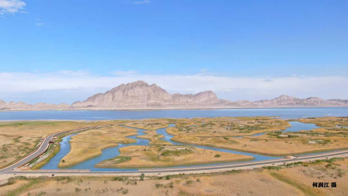 ↑永安湖生态旅游景区。 何润江 摄
