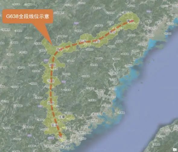 △G638全段线位示意图