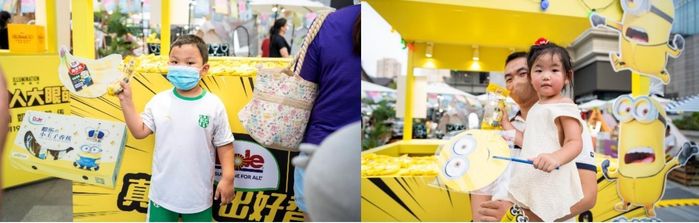 　　都乐X小黄人联名款香蕉亮相集市