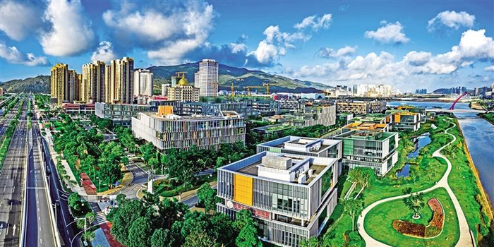 横琴·澳门青年创业谷俯瞰图_手机新浪网