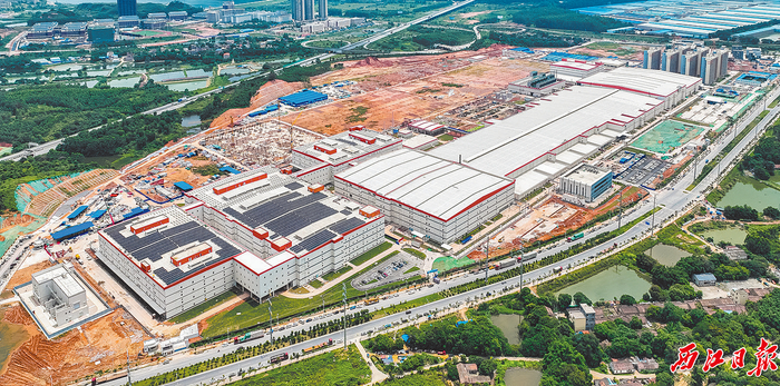 宁德时代肇庆项目一期作为肇庆建市以来单体投资最大的制造业项目5月30日于投产。西江日报通讯员 王振宇 摄