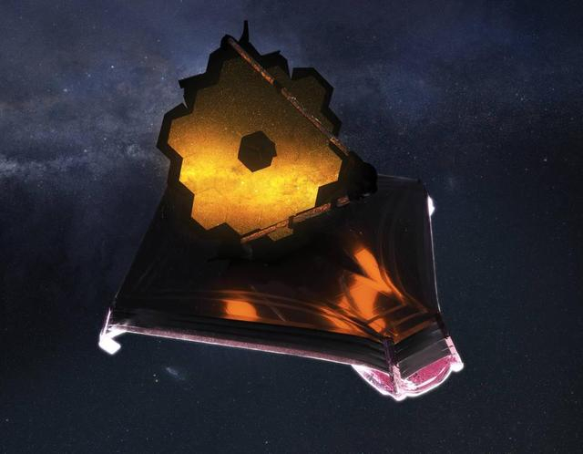 韦伯太空望远镜概念图 图自NASA