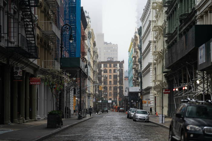 纽约曼哈顿的街道
