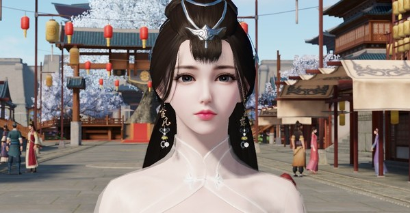 　　“听情·闲茶都可”联名虚拟耳饰