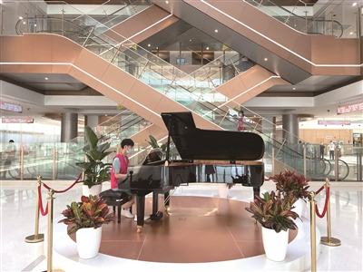     新近启用的市第一医院方桥院区门诊大厅。