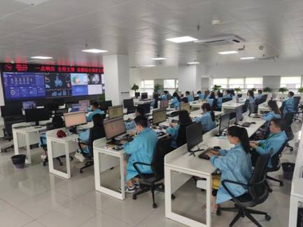 四川公司成都分公司倒三角支撑团队现场办公