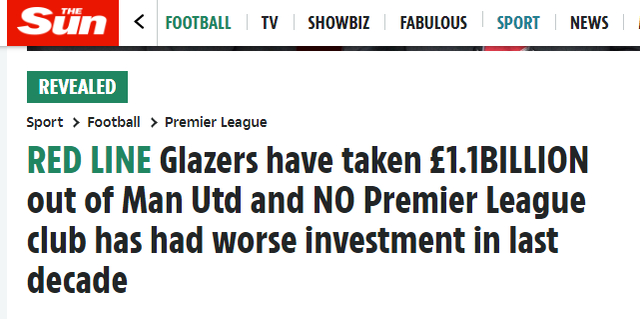 英国《太阳报》报道截图